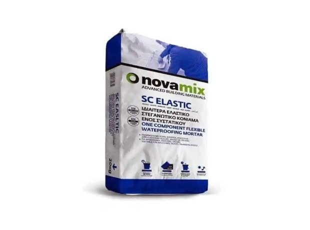 NOVAMIX SC ELASTIC 20kg white Ελαστικό Στεγανωτικό Κονίαμα