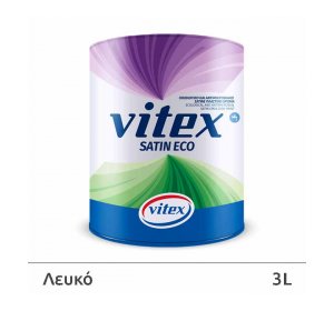 SATIN ECO Λευκό 3lt- Οικολογικό - Αντιμικροβιακό Σατινέ Χρώμα