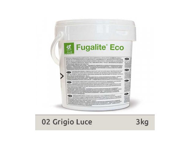 Fugalite Eco 0-10 3kg 02 Γκρι ανοιχτό Αρμόστοκος υγρή πορσελάνη