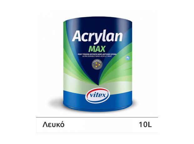 ACRYLAN MAX 10L ΛΕΥΚΟ