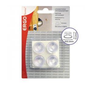 Αποσβεστήρες κρούσεων ελαστικοί Φ 22,3x10,2mm