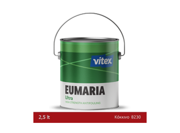 ULTRA Υφαλόχρωμα για μόνιμο ελλιμενισμό. Oxide red 2,5L