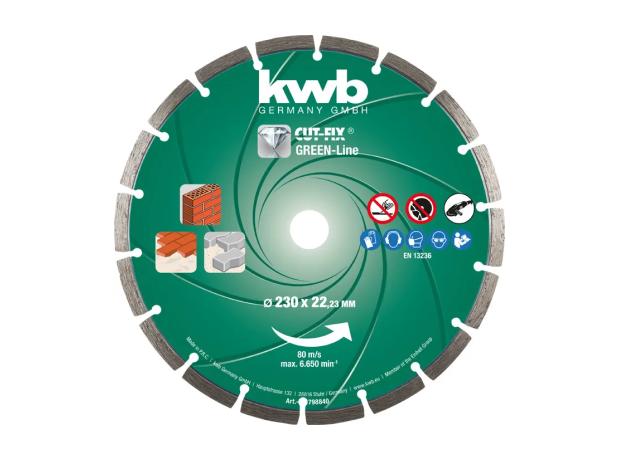 KWB Διαμαντόδισκος σειρά GREEN 230mm