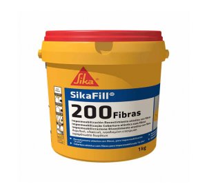 Sikafill-200 fibras 1kg λευκό Ελαστικό στεγανοποιητικό