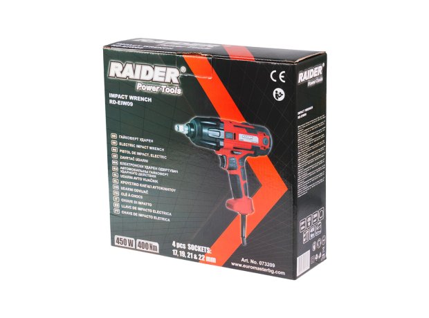 RAIDER Μπουλονόκλειδο 1/2" 450W 400Nm RD-EIW09 073209