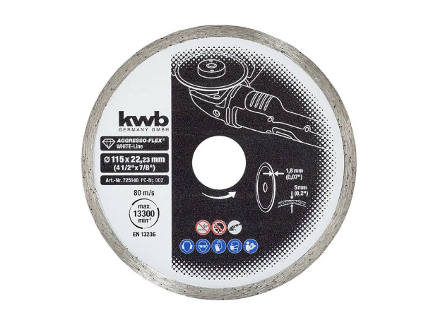 Δίσκος κοπής διαμαντιού 115 mm σειρά White-Line