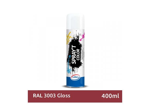 Spray't. Σπρέι ακρυλικής βάσης. Κόκκινο RAL 6010. 400ml