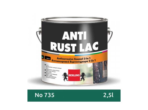 ANTIRUST LAC 735 2.5Lt-αντισκωριακό χρώμα
