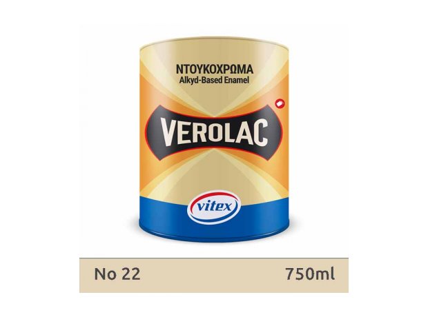 VEROLAC 750ml Ντουκόχρωμα. Χρώμα Νο 22