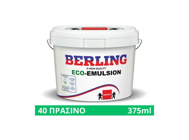 ECO EMULSION 40 Πράσινο 375ml Oικολογικό πλαστικό χρώμα