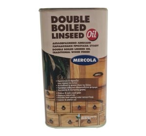 Mercola Double Boiled Linseed Oil Λάδι Εμποτισμού Διαλύτου Άχρωμο 2.5lt
