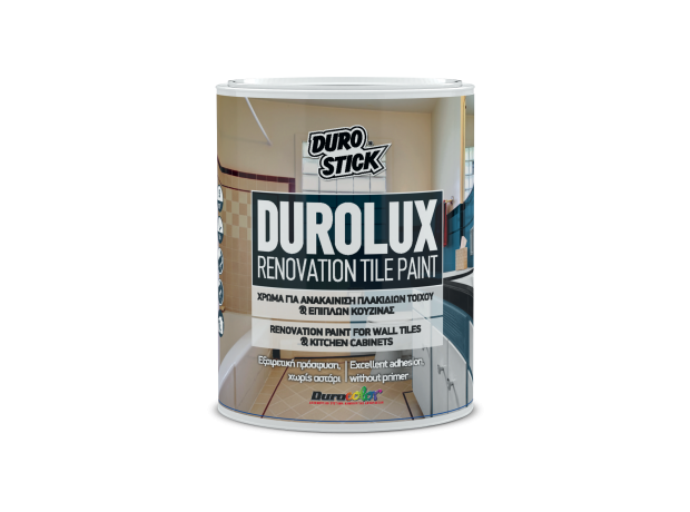 DUROSTICK Durolux Renovation Tile Paint Χρώμα Ανακαίνισης Πλακιδίων 750ml