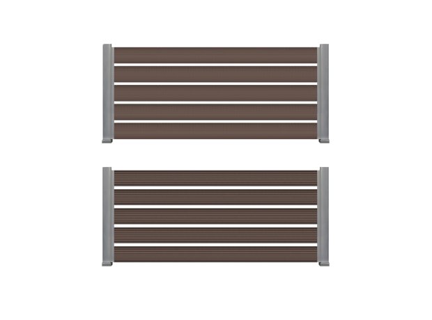 WPC Περίφραξης 20/110mm D.BROWN 110