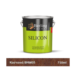 SILICON ΚΑΣΤΑΝΙΑ 0.750lt - Βερνίκι εμποτισμού ξύλου